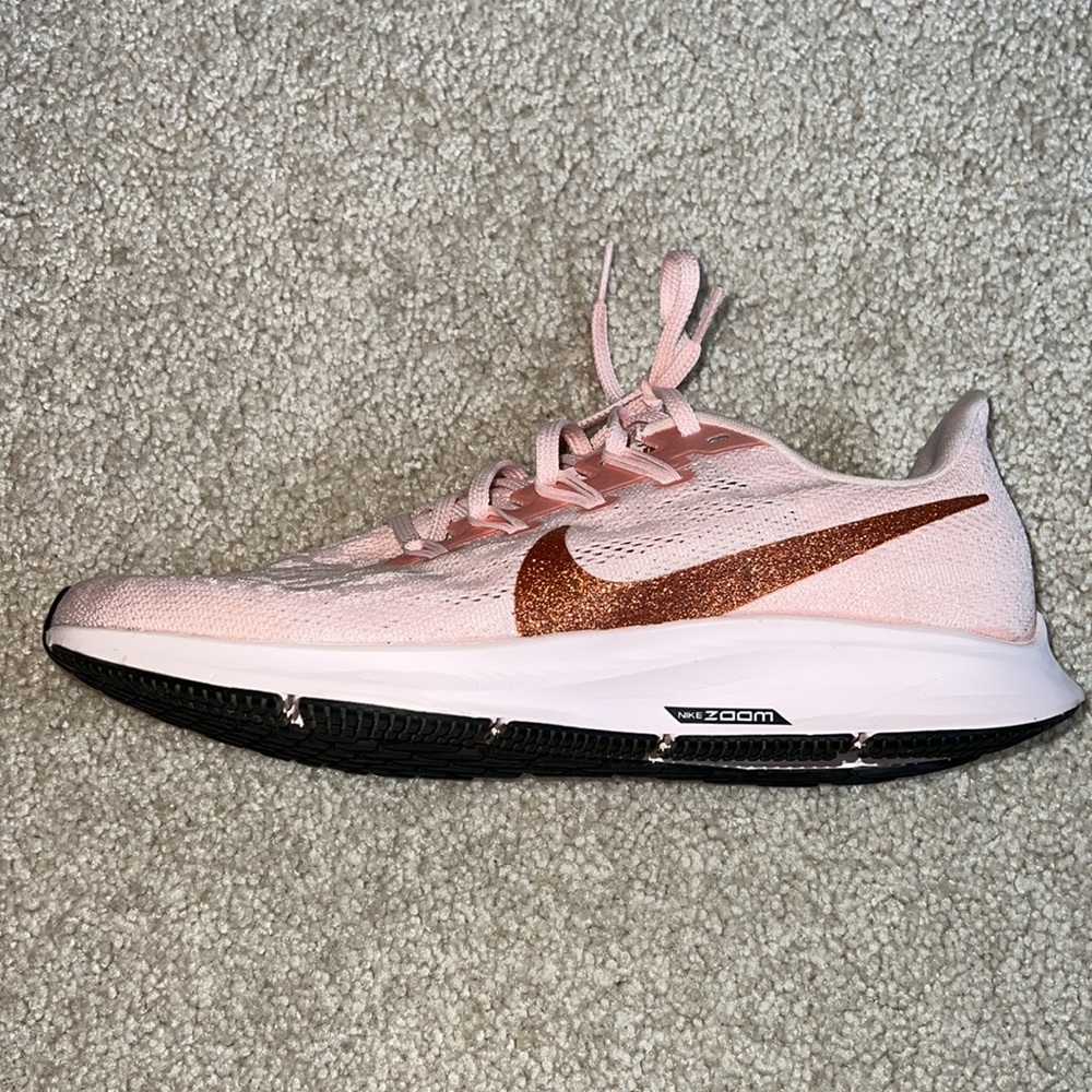 Nike Air Zoom Pegasus 360 Pink Sneakers - Picture 8 of 12